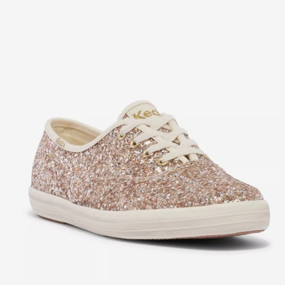 Keds Women's Sparkle Sneakers - Rose Gold